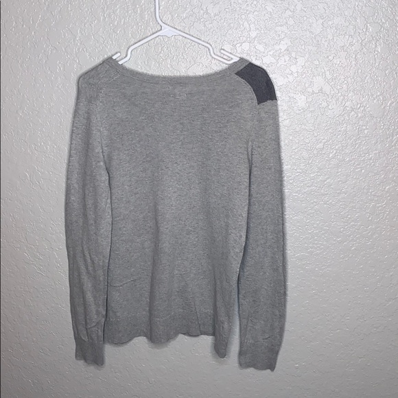 VAN HEUSEN Argyle long sleeve Gray sweater - Picture 6 of 6